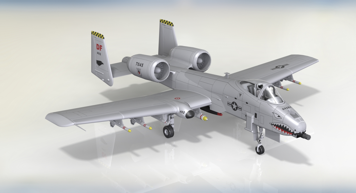 A-10 thunderbolt SolidWorks飞机
